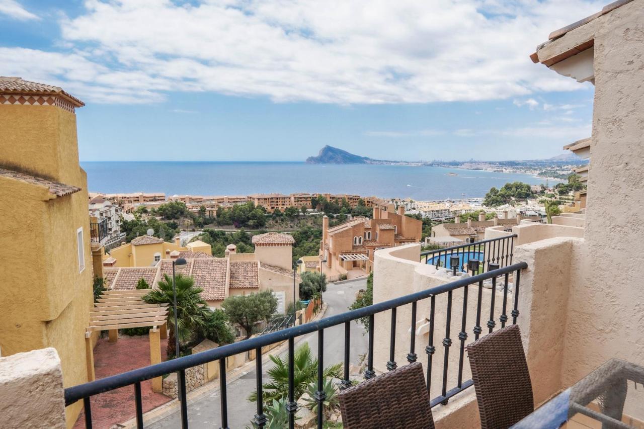 Charming Townhouse With Sea Views & Pool In Altea Villa กัลเป ภายนอก รูปภาพ