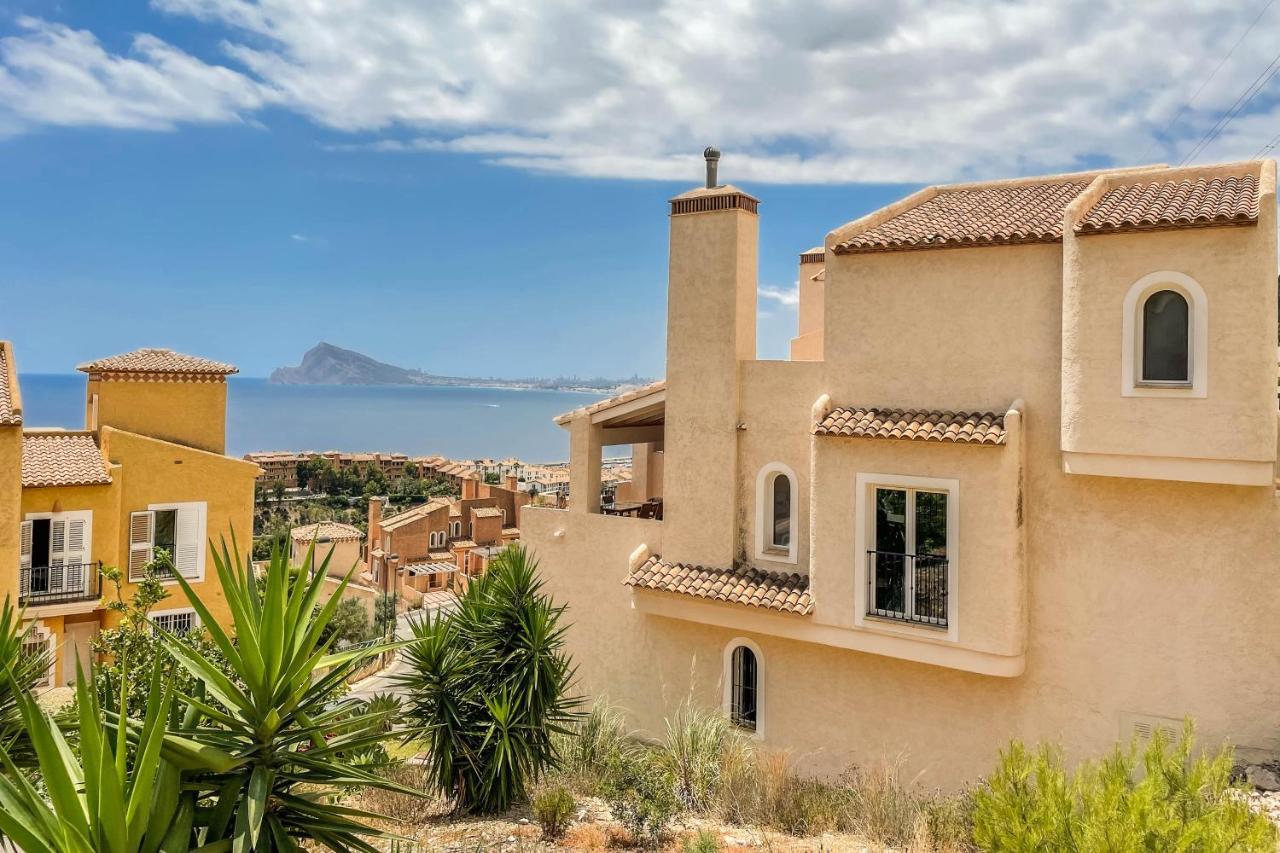 Charming Townhouse With Sea Views & Pool In Altea Villa กัลเป ภายนอก รูปภาพ